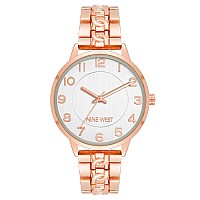 Nine West Womens Easy To Read Bracelet Watch