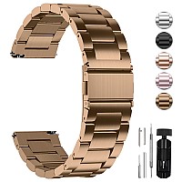 Fullmosa 22Mm Stainless Steel Watch Band Compatible With Samsung Galaxy Watch 46Mmgalaxy Watch 3 45Mmgear S3 Frontierclassic