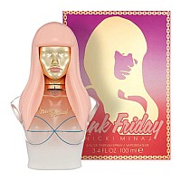 Nicki Minaj Pink Friday Eau de Parfum Spray for Women, 3.4 Fl Oz, N/A Color, 3.4 Ounce - A vibrant and captivating fragrance that embodies the essence of femininity and confidence, perfect for everyday wear or special occasions.