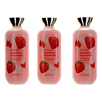 Strawberry Cheesecake by Bodycology, 3 Pack 16 oz 2 in 1 Body Wash & Bubble Bath for Women