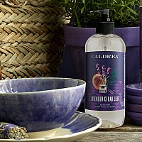 Caldrea Hand Wash Soap Aloe Vera Gel Olive Oil And Essential Oils To Cleanse And Condition Lavender Cedar Leaf Scent 108 Oz