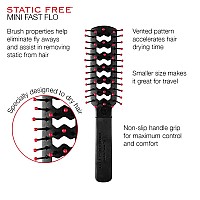 Cricket Mini Fast Flo Hair Brush - Detangling & Styling Tool