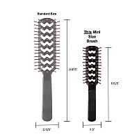 Cricket Mini Fast Flo Hair Brush - Detangling & Styling Tool