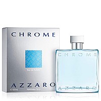 Azzaro Chrome Men's Aquatic Citrus, Woody, Musky Eau de Toilette