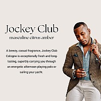 Caswellmassey Jockey Club Gold Cap Cologne Mens Cologne With A Masculine Citrus Amber Blend 3 Fl Oz