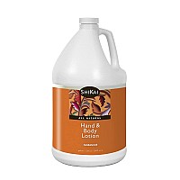 Shikai Hand Body Lotion Sandalwood 1 Gallon Daily Moisturizing Skincare For Dry And Cracked Hands With Aloe Vera Vita