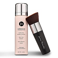 Magicminerals Airbrush Foundation By Jerome Alexander 2Pc Set With Airbrush Foundation And Kabuki Brush Spray Makeup With An