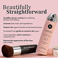 Magicminerals Airbrush Foundation By Jerome Alexander 2Pc Set With Airbrush Foundation And Kabuki Brush Spray Makeup With An