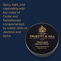 Truefitt Hill Shaving Cream Bowl Trafalgar Premium Glycerinbased Lather Smooth Glide And Hydration For A Luxurious Shav