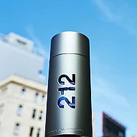 carolina Herrera 212 Men Fragrance For Men - Timeless Scent - Warm Sandalwood - Fresh Notes - Beautifully Bright Fragrance - Energetic green With Sensual Peppery Spices - Edt Spray - 34 Oz