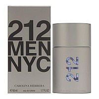 Carolina Herrera 212 Men Fragrance For Men - Timeless Scent - Warm Sandalwood - Fresh Notes - Beautifully Bright Fragrance - Energetic Green With Sensual Peppery Spices - Edt Spray - 1.7 Oz