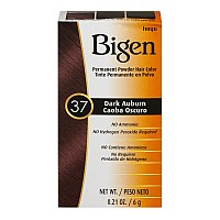 Hoyu Bigen Hair Color Powder No 37 Dark Auburn 021 Ounce