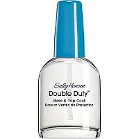 Sally Hansen Clear Double Duty Base & Top Coat, 0.45 Fl Oz