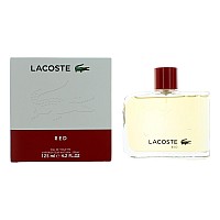 Lacoste Red Eau de Toilette for Him - Edt Spray, 4.2 Fl Oz (Pack of 1) - Perfect Men's Fragrance for Father's Day Gift