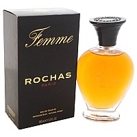 Rochas Femme Eau de Toilette Spray, 3.3 Fl Oz