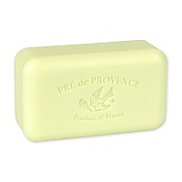 Pre de Provence Artisanal Soap Bar, Natural French Skincare, Enriched with Organic Shea Butter, Quad Milled for Rich, Smooth & Moisturizing Lather, Linden, 5.3 Ounce