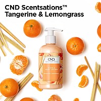 Cnd Scentsations Hand Body Lotion Deep Moisturizing And Hydrating Formula For Dry Damaged Skin Tangerine Lemongrass 83 F