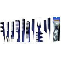 Burmax Aristocrat 10-Piece Professional Comb Set, One Size