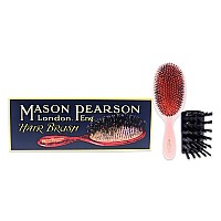 Mason Pearson BN1 Large Pink Boar Bristle Hairbrush