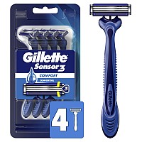 Gillette Sensor3 Smooth Shave Disposable Razor 4 Count