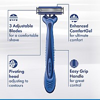 Gillette Sensor3 Smooth Shave Disposable Razor 4 Count