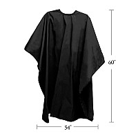 Betty Dain Lightweight Crinkle Nylon Hair Cuttingstyling Cape Water Resistant Machine Washable Lightweight Nylon Repels Hai