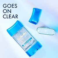 Gillette Antiperspirant And Deodorant For Men Clear Gel Cool Wave Scent 38 Oz