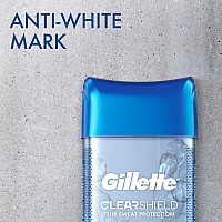 Gillette Antiperspirant And Deodorant For Men Clear Gel Cool Wave Scent 38 Oz