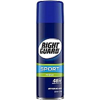 Right guard Sport Antiperspirant Deodorant Aerosol Spray, Fresh, 6 Ounce