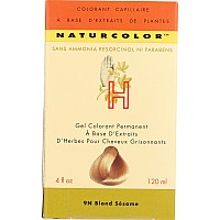 Naturcolor Haircolor Sesame Blonde Hair Dye 4 Fl Oz 9N