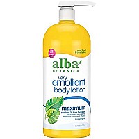 Alba Botanica Very Emollient Body Lotion, Maximum Dry Skin Formula, 32 Oz (Packaging May Vary)