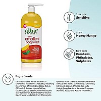 Alba Botanica Very Emollient Bath & Shower Gel, Honey Mango, 32 Fl Oz (Packaging May Vary)