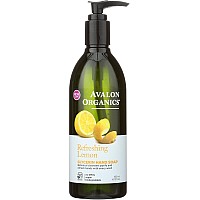 Avalon Organics Glycerin Hand Soap Refreshing Lemon 12 Oz