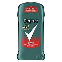 Degree Men Original Antiperspirant Deodorant for Men, 48-Hour Sweat and Odor Protection, Sport, 27 oz