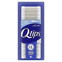 Qtips Cotton Swabs For Hygiene And Beauty Care Original Cotton Swab Made With 100 Cotton 500 Count