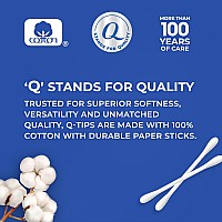 Qtips Cotton Swabs For Hygiene And Beauty Care Original Cotton Swab Made With 100 Cotton 500 Count