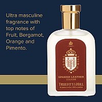 Truefitt Hill Luxury Cologne Spanish Leather Premium Longlasting Fruit And Wood Mens Fragrance Presented In A Beautifull