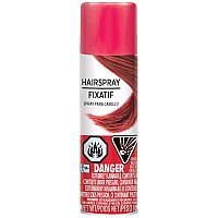 Hypoallergenic Red Hair Spray 3 Oz Perfect Party Accessory 1 Pc