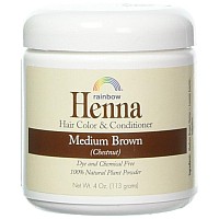 Rainbow Research Henna Hair Color and Conditioner, Persian Brown Chestnut, 4 Ounce (HEN40004)