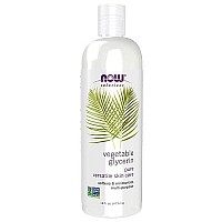 NOW Solutions, Vegetable glycerin, 100% Pure, Versatile Skin care, Softening and Moisturizing, 16-Ounce