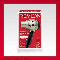 REVLON 1875W Compact Folding Handle Hair Dryer | Great for Travel