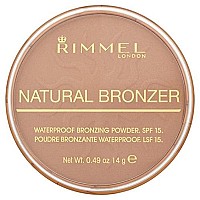 Rimmel London Natural Bronzer in Sun Bronze, Matte Finish, 0.49 Ounce (Pack of 1)