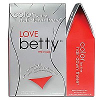 Betty Beauty Love (Red) Betty - Color For The Hair Down There Hair Coloring Kit