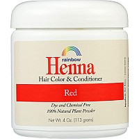 Rainbow Research Red Henna, 4 Ounce (Pack of 2)