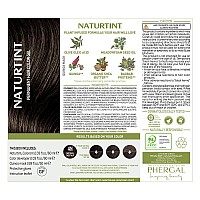 Naturtint Permanent Hair Color 4N Natural Chestnut (Pack of 6), Ammonia Free, Vegan, Cruelty Free, up to 100% Gray Coverage, Long Lasting Results