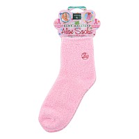 Earth Therapeutics Aloe Socks Pink - 1 Pair(D0102H5WU6J)