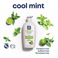 Kiss My Face Moisture Shave Cream Cool Mint Shaving Cream For Men And Women 11 Oz Pump Bottle Cool Mint 4 Pack