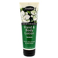 Shikai Gardenia Hand Body Lotion 8Oz Pack Of 3 Daily Moisturizing Skincare For Dry And Cracked Hands With Aloe Vera V