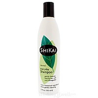 Shikai Natural Everyday Shampoo Plantbased Nonsoap Nondetergent Gently Cleanses Leaving Hair Soft And Manageable 12 Ou