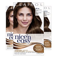 Clairol Nicen Easy Liquid Permanent Hair Dye 5 Medium Brown Hair Color Pack Of 3